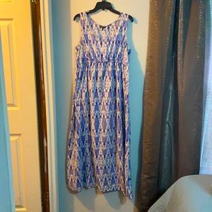Daisy Fuentes maxi dress Sz XL